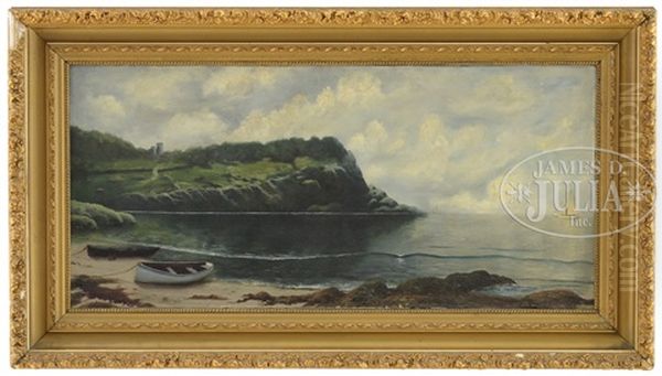 Coastal Scene With Sailboats - view 1