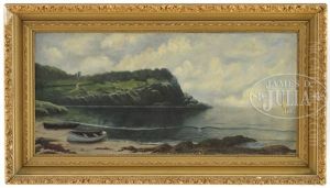 Coastal Scene With Sailboats by James Renwick Brevoort