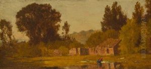Ruins In The Woods by James Renwick Brevoort