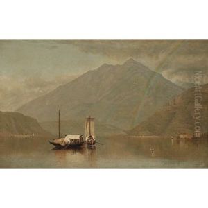 A View Of An Italian Lake by James Renwick Brevoort