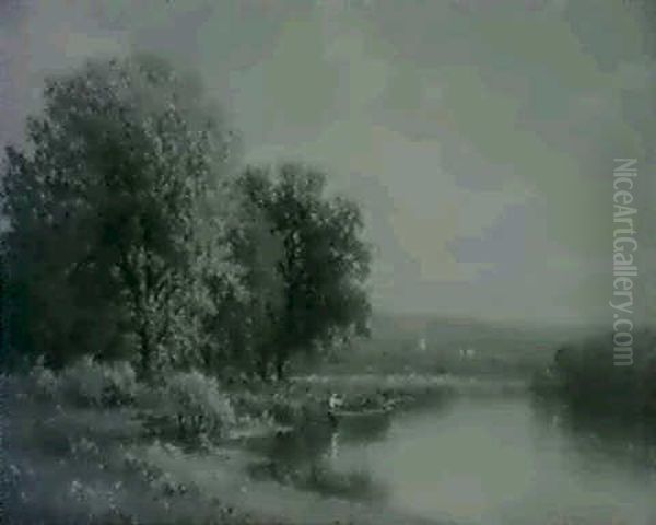 Fishing On The Pond - view 1