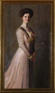 Portrait Of Mary Isabella Neilson, Known As Baby Belle by Nicholas Richard Brewer