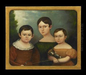 Portrait Of The Price Children Of Philadelphia by John Brewster Jr.