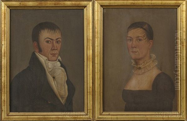 Portrait Of Lydia Singer Newhall (+ Portrait Of Samuel Pratt Newhall; 2 Works) - view 1