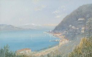 View Of An Italian Lake by Hugh Allan