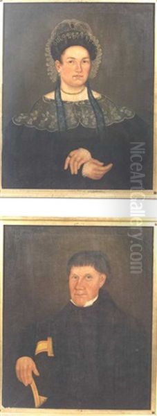 Portrait Of John Came (+ Portrait Of  Annis Came; Pair) - view 1