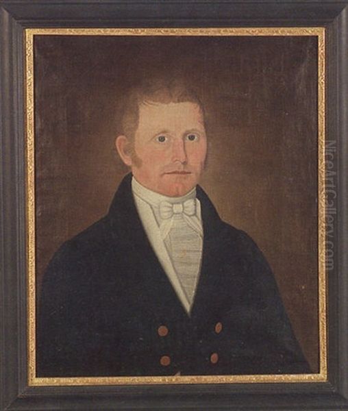 Portrait Of A Man In Blue - view 1