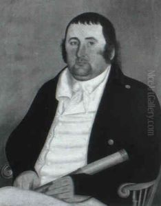 Portrait Of Captain Lewis by John Brewster Jr.