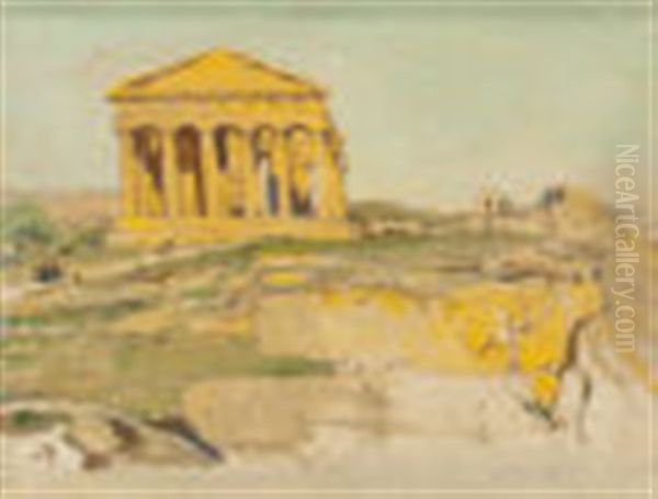 Greek Temple, Girgenti, Sicily - view 1