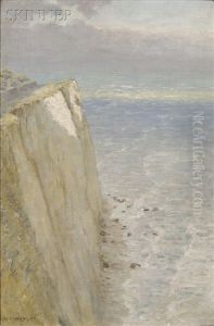 Chalk Cliffs, The Isle Of Wight by Anna Richards Brewster