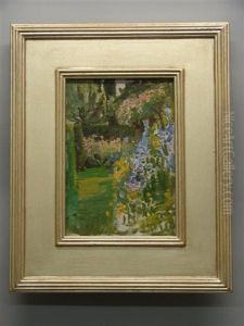 In The Garden-santa Barbara by Anna Richards Brewster