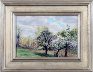 Trees In Spring by Anna Richards Brewster