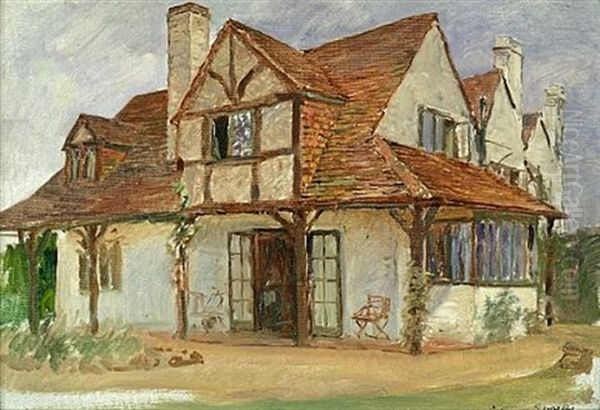 Cottage Surrey (+ Orchard In Spring & Portrait Of A Woman, Various Sizes; 3 Works) - view 1