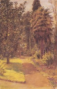 A Sunlit Garden Path by Anna Richards Brewster