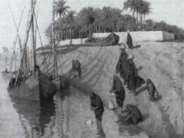 Along The Nile At Luxor - view 1