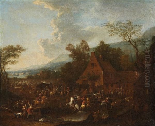 Landscape With Military Camp - view 1