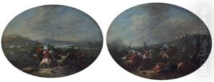 Scene Di Battaglia (pair) by Karel Breydel