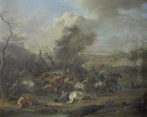 Two Cavalry Skirmishes (pair)