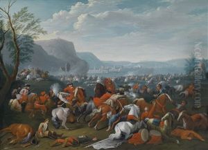 Reitergefecht by Karel Breydel
