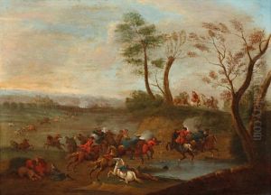Charge De Cavalerie by Karel Breydel