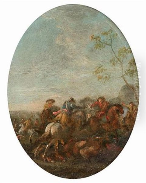 Cavalry Skirmish (+ Another Similar; Pair) - view 1