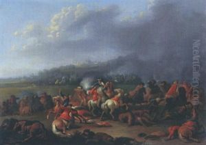 Reitergefecht by Karel Breydel