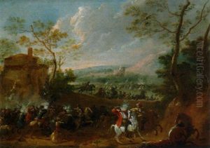 Reitergefecht by Karel Breydel