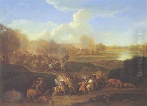 Choc De Cavalerie by Karel Breydel