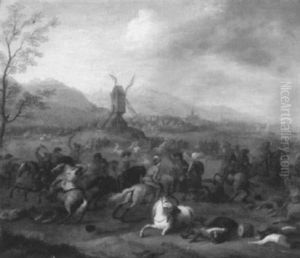 Schlachtenszene by Karel Breydel