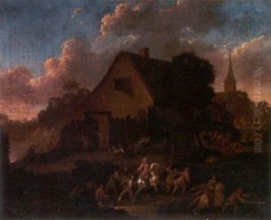 A Skirmish Outside A Village
