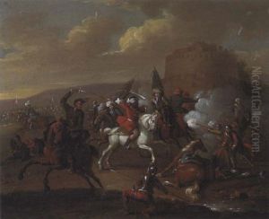 Reitergefecht by Karel Breydel