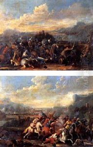 L'attaque D'une Forteresse Par Les Turcs by Karel Breydel
