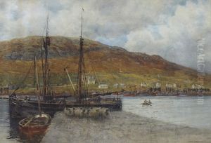 A Busy Harbour by Robert Weir Allan