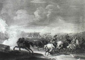 Reitergefecht by Karel Breydel