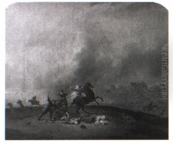 Brigands Attacking Peasants On The Way To The Market - view 1
