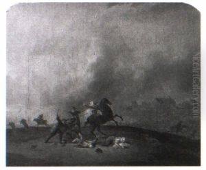 Brigands Attacking Peasants On The Way To The Market
