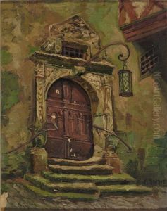 Prachtvolles Renaissance-portal Eines Patrizierhauses