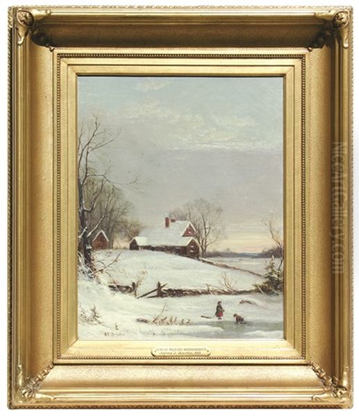 En Plein-air (maler In Einem Hohlweg Vor Seiner Staffelei) - view 1