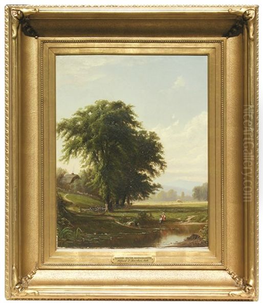 En Plein-air (maler In Einem Hohlweg Vor Seiner Staffelei) - view 1