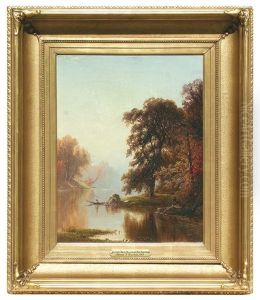 En Plein-air (maler In Einem Hohlweg Vor Seiner Staffelei)