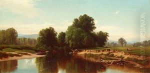 En Plein-air (maler In Einem Hohlweg Vor Seiner Staffelei) En Plein-air (maler In Einem Hohlweg Vor Seiner Staffelei)