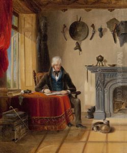 Sir Walter Scott At Abbotsford Sir Walter Scott At Abbotsford