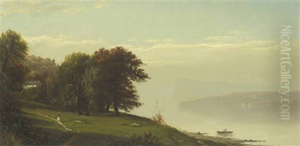 Landscape On The Hudson - view 1