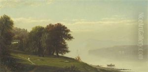 Landscape On The Hudson by Alfred Thompson Bricher