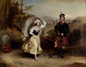 A Highland Jig by Sir William Allan