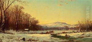Winter's Glow by Alfred Thompson Bricher