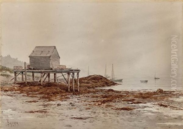 Log And Fish House, Maine - view 1