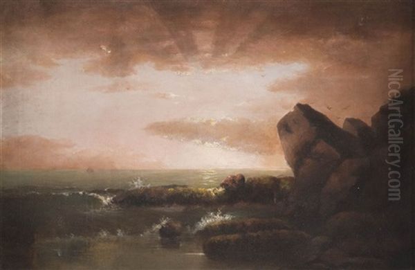 Coucher De Soleil Sur La Mer - view 1