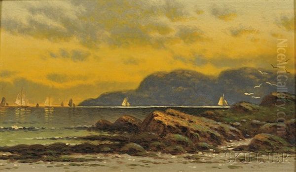Sailing At Sunset - view 1