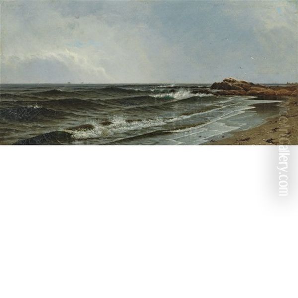 A Showery Day On The Coast, Manchester, Mass - view 1